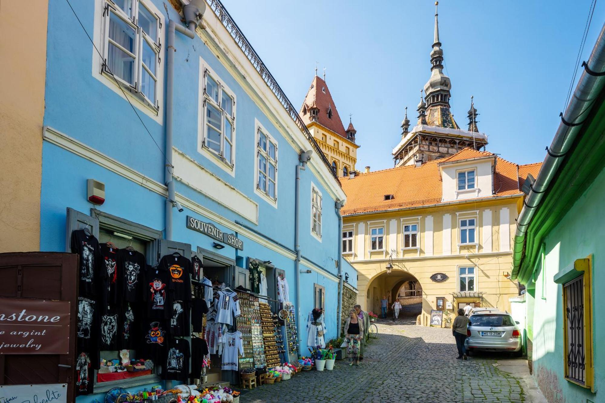 Blue House Citadel Elite Sighisoara Leilighet Eksteriør bilde