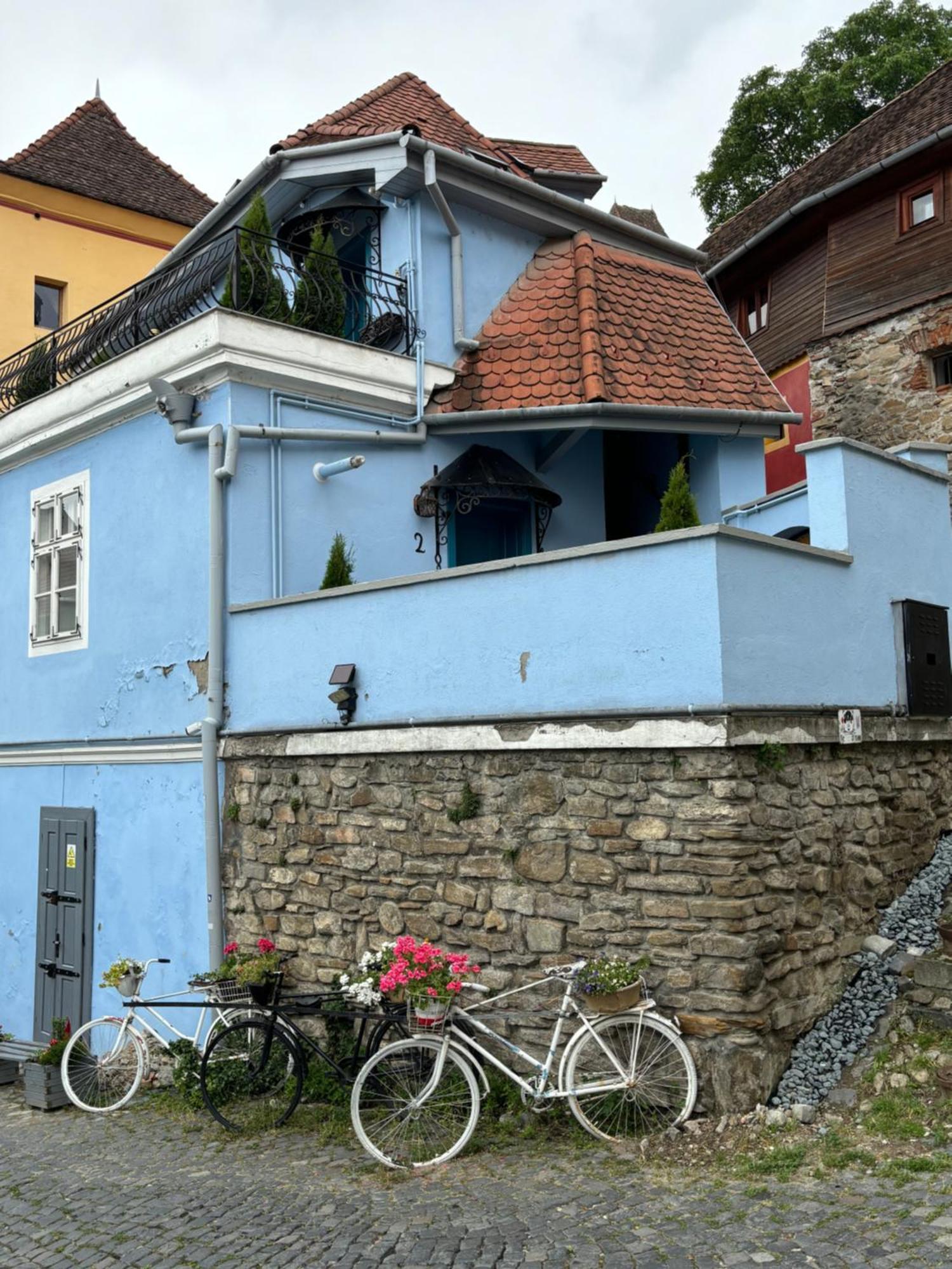 Blue House Citadel Elite Sighisoara Leilighet Eksteriør bilde